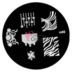 Matrita de Unghii din metal rotunda 5,6cm M69 - 42070